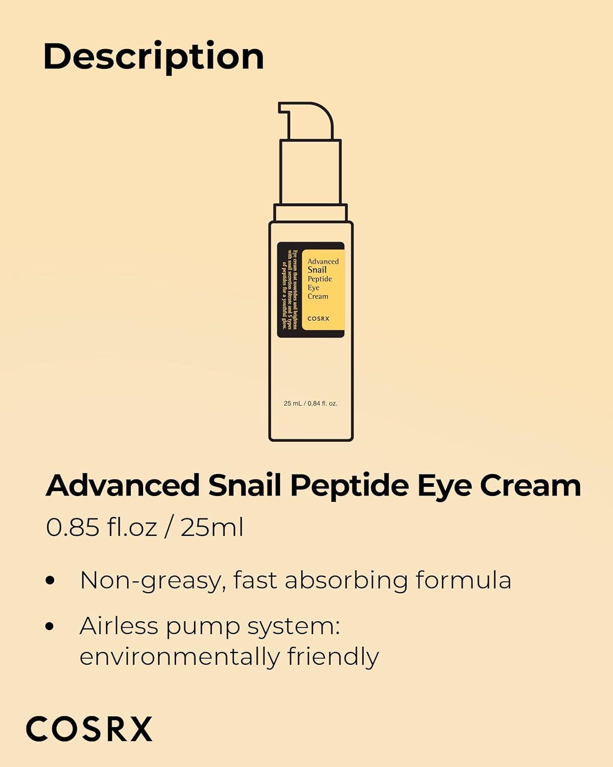 [Cosrx] Advanced Snail Peptide Eye Cream 25ml